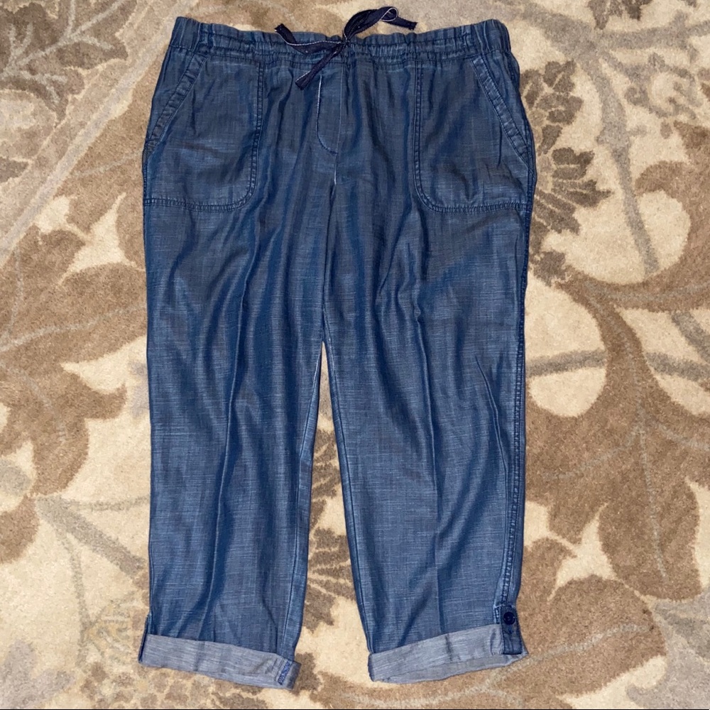 Women's Talbots casual linen pants